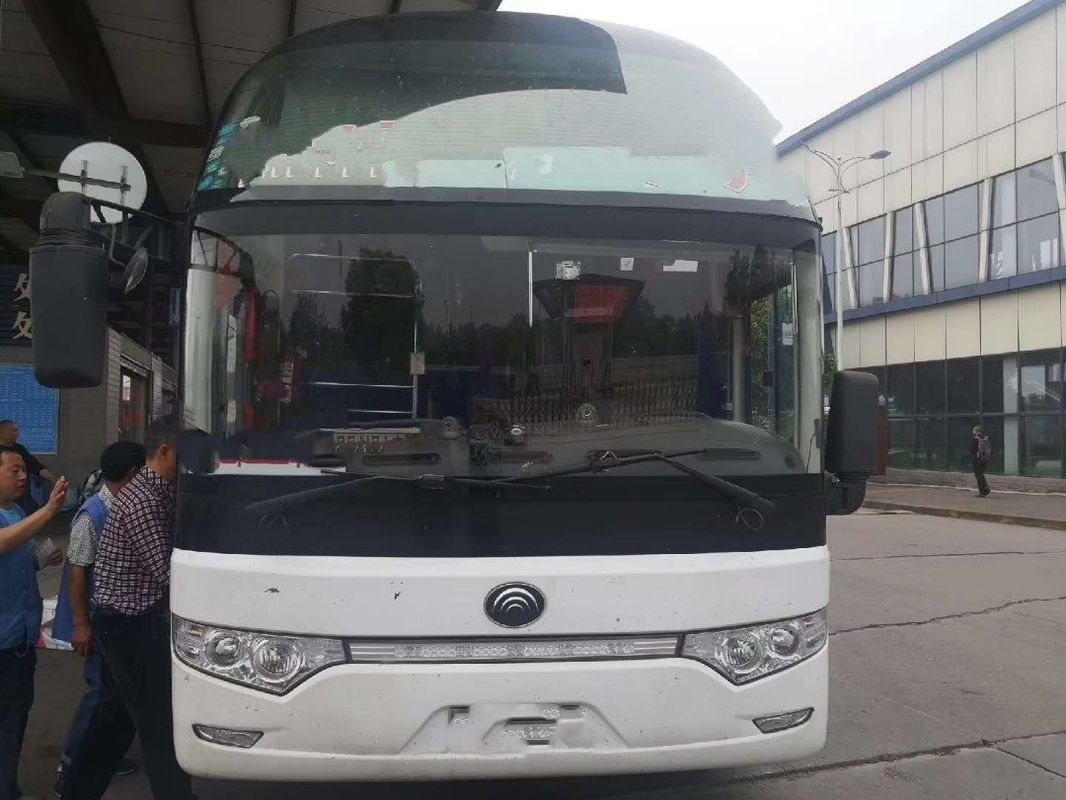 Asientos fuertes usados diesel del capítulo 25-57 de Bus Yutong zk6127 del coche con el retrete de la CA