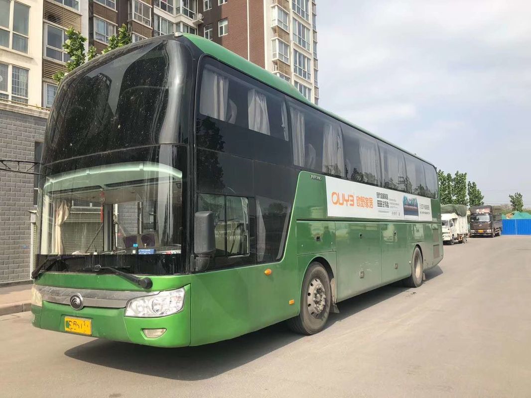 2012 años Yutong utilizaron el autobús 61 Seat del coche/arriba autobús comercial usado verde del tejado