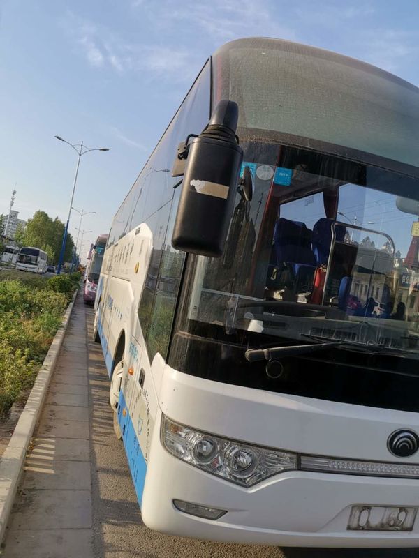 Impulsión usada Yutong de la mano izquierda del motor diesel del autobús del práctico de costa de los asientos 6122HQ9A 51 con el aire/acondicionado