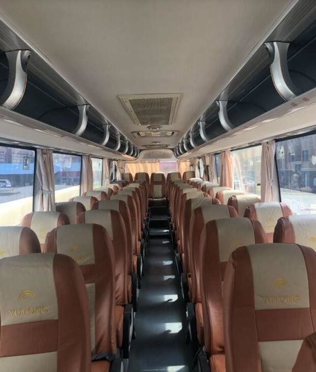 Yutong usado mutuo transporta color opcional de los asientos del modelo 55 de Zk 6107