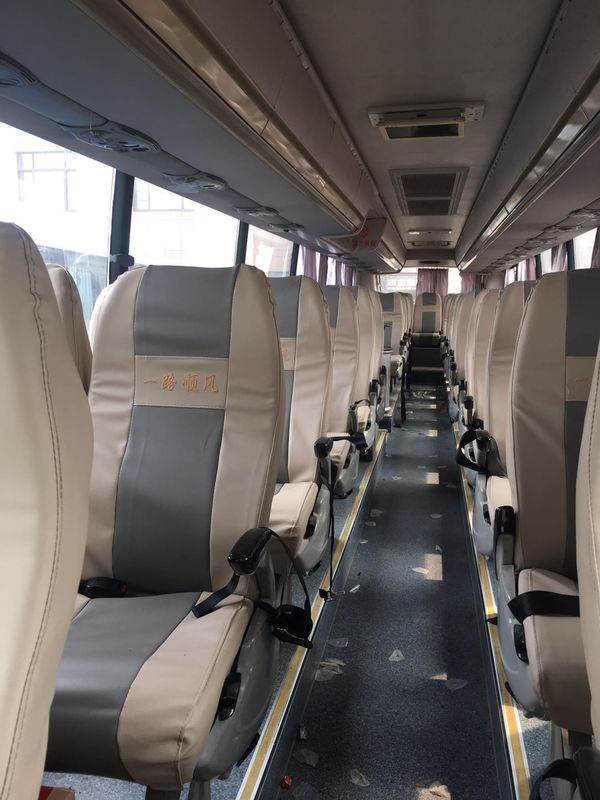 55 mano izquierda diesel usada viaje más arriba rojo del autobús KLQ6147 del pasajero de Seat que dirige 2013 años
