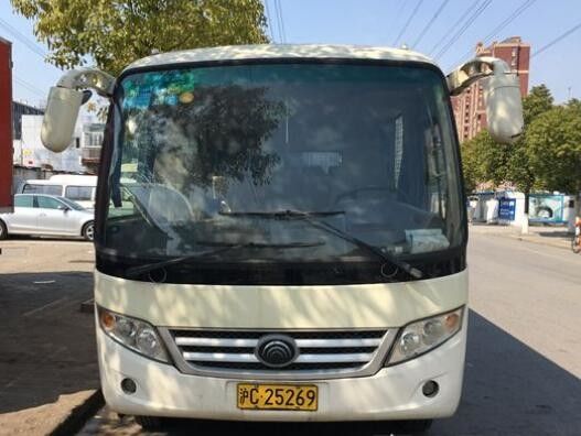 Autobús de Yutong del motor diesel del euro III el mini los asientos de 2011 años 23 utilizó la caja de engranajes automática