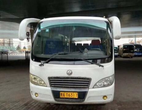 Marca de Dongfeng del motor diesel del euro IV de 19 Seater Mini Buses Used Coach Bus