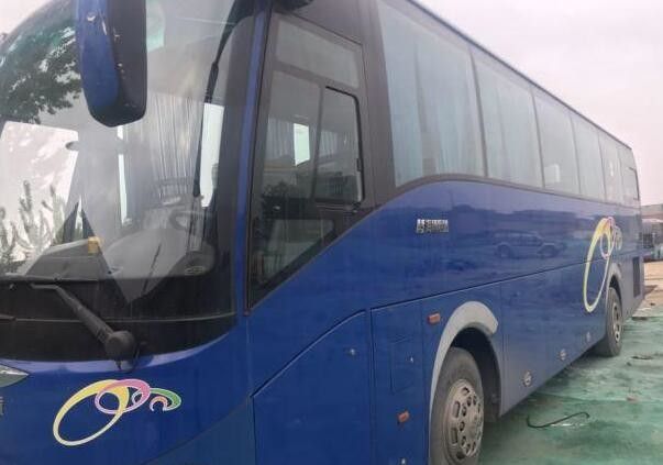 Altura usada color azul del autobús de las buenas condiciones 3600m m de los asientos del autobús 51 del coche de la marca de Sunlong