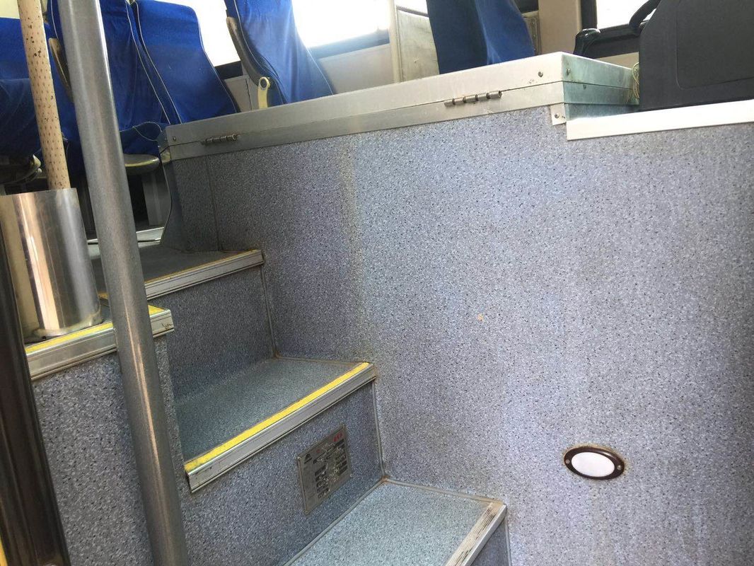 El motor delantero diesel utilizó el modelo amarillo de la impulsión de la mano izquierda de los asientos del autobús ZK6112D 52 de Yutong
