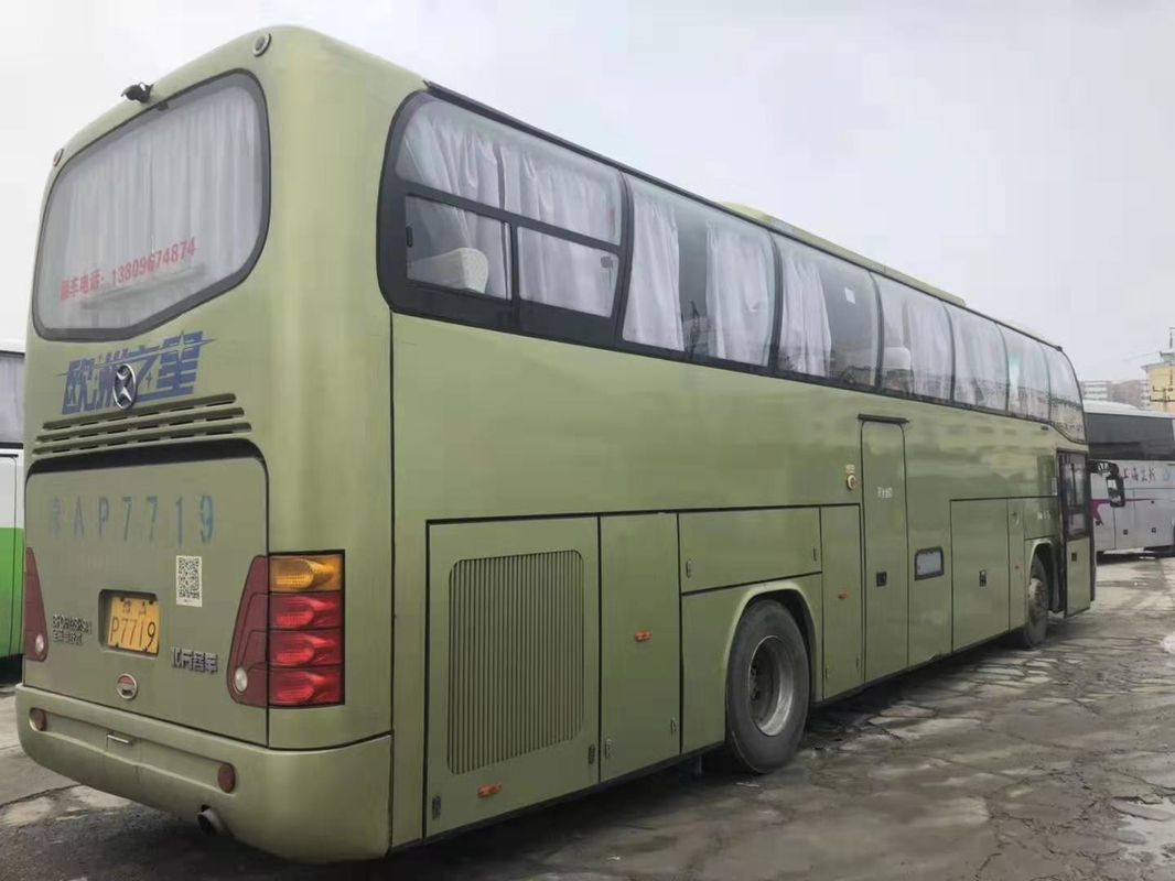 2014 años Beifang utilizaron la puerta media del motor del WP de los asientos del modelo 57 del autobús 6128 del coche con el saco hinchable/el retrete