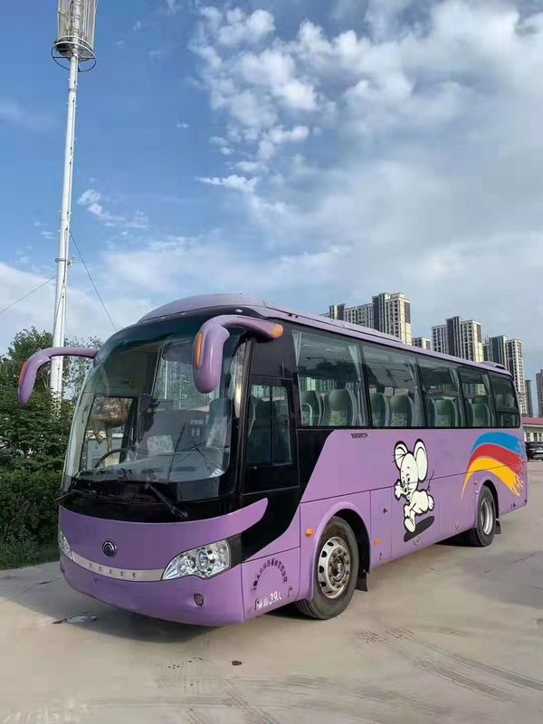 2011 la mano Yutong usado viaje del año segundo transporta el diesel 39 asientos LHD con el aire acondicionado