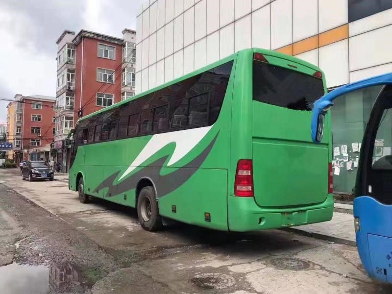 Los autobuses de larga distancia usados de Yutong del motor delantero 2009 años 54 asientan la velocidad máxima 100km/H