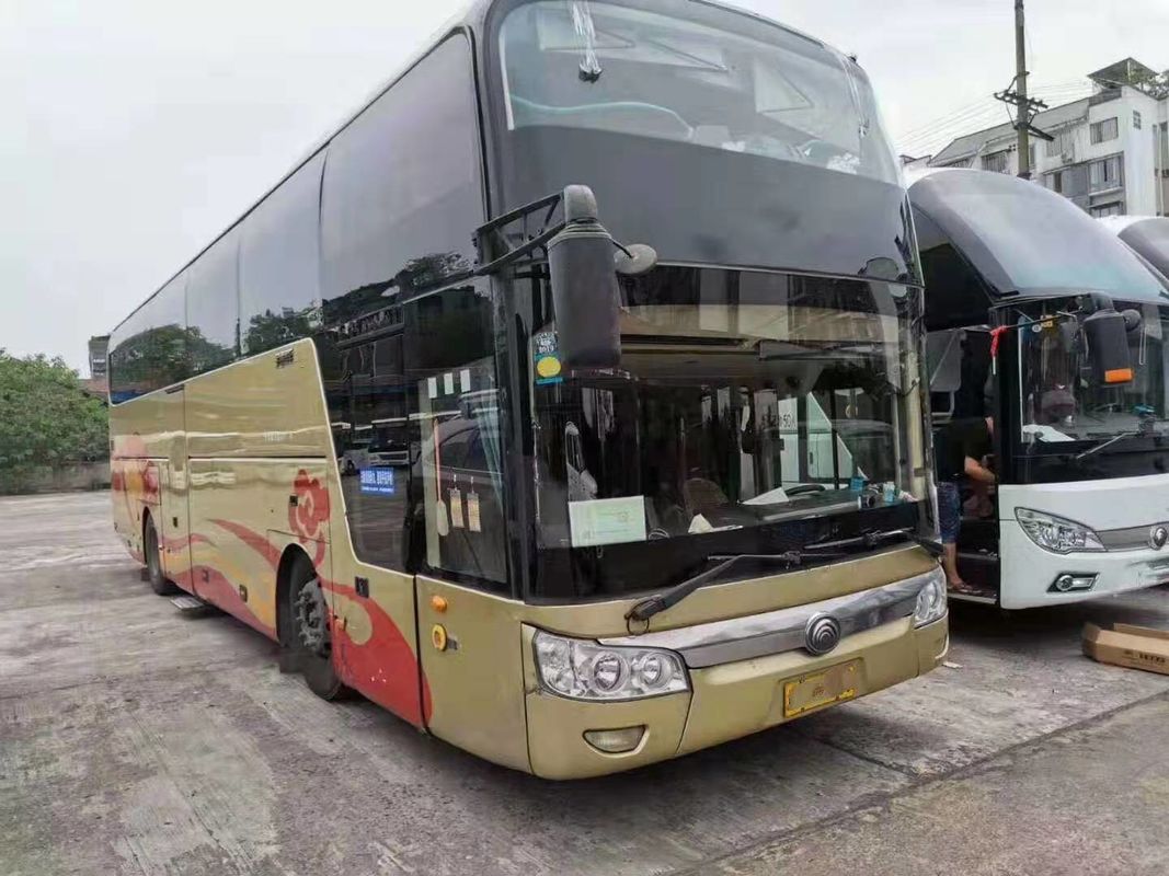 100km/H la velocidad máxima Yutong usado transporta uno y el medio apilador 50 asienta 2011 años