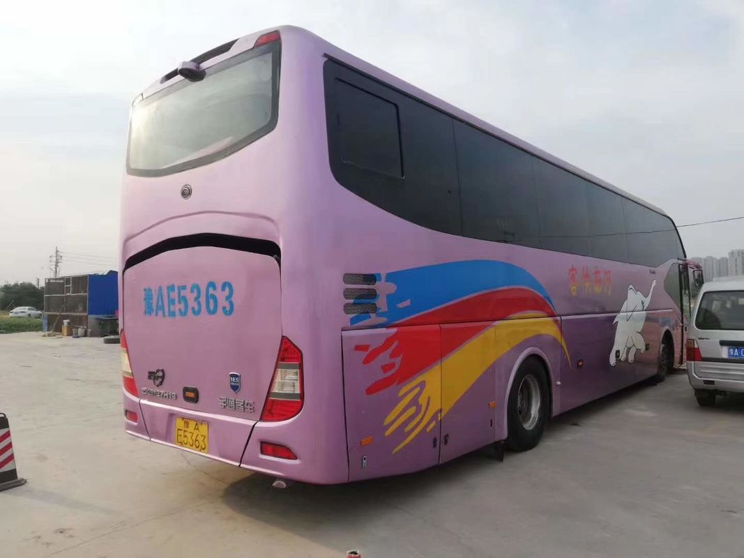 Autobús turístico de Yutong de la mano YC6L330-20 segundo 2011 motor ZK6127 del cilindro de los asientos 6 del año 55
