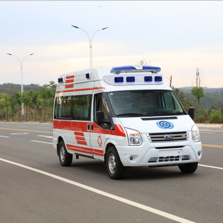 Tipo móvil ambulancia de la tutela del vehículo ICU del propósito especial de SPV de la prevención con el ventilador