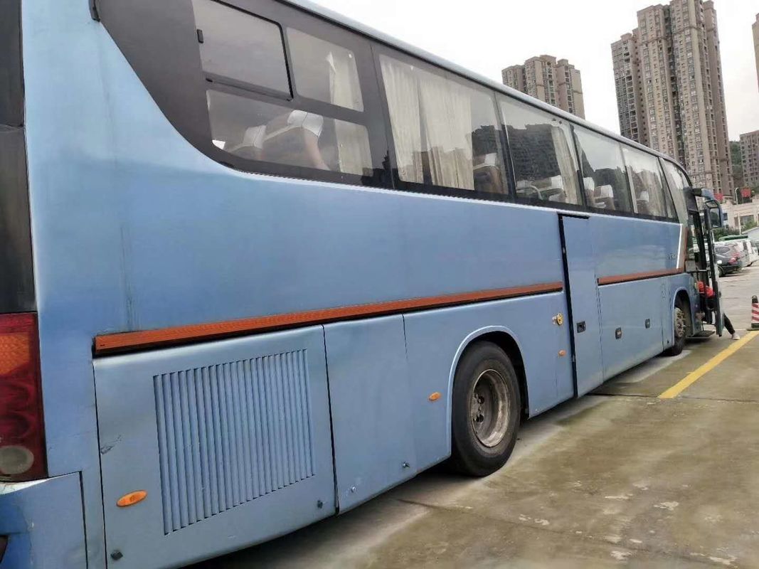 Puertas dobles usadas 233kw de la CA de Bus With del coche de los asientos del motor diesel 53 de Kinglong RHD