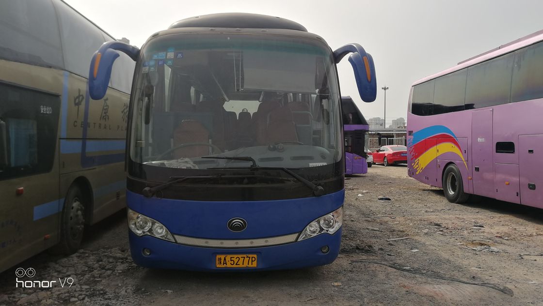 La marca ZK6938 39 de Yutong asienta estándar de emisión usado de Bus With Euro III del coche del motor diesel con la CA