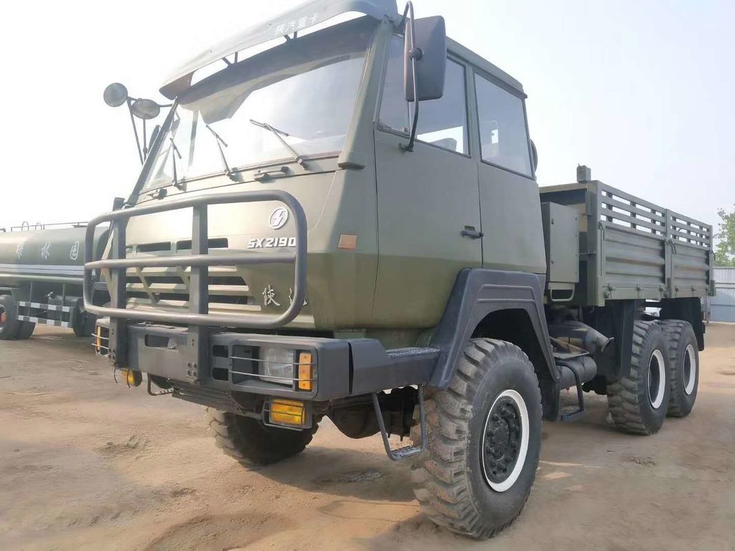El uso comercial especial Off Road utilizó el camión Shacman 2190 del cargo del ejército de 280HP 6x6 restaurado