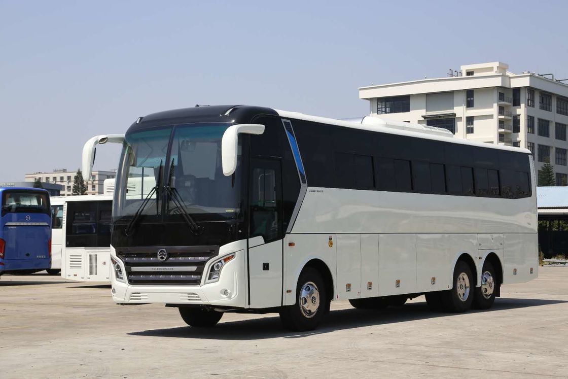 Nuevo el bus turístico diesel Front Cummins Engine Buses de Axle Euro II del doble de la marca 58-70 asientos utilizó el dragón de oro XML6125