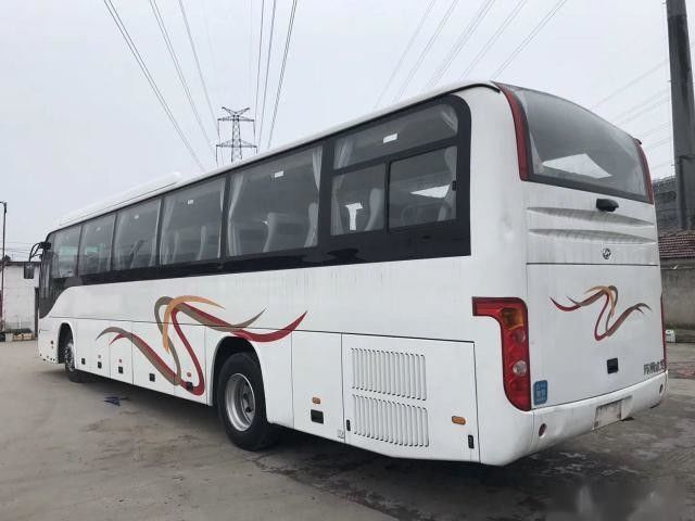 Asientos usados bajos del modelo KLQ6129 53 de Bus Higer Brand del coche de las puertas dobles de las buenas condiciones del euro III del chasis del saco hinchable del kilómetro
