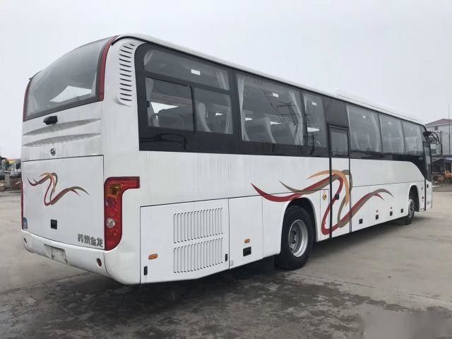 Asientos usados bajos del modelo KLQ6129 53 de Bus Higer Brand del coche de las puertas dobles de las buenas condiciones del euro III del chasis del saco hinchable del kilómetro