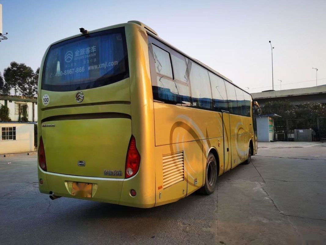 Las buenas condiciones usadas de Bus Left Steering del coche con los asientos modelo XML6102 45 del euro III de la CA utilizaron a Dragon Bus de oro