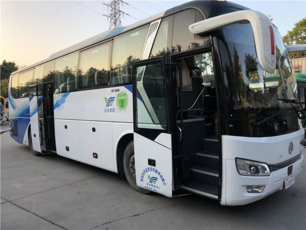 El motor VIP de Yuchai asienta al pasajero usado del chasis de Double Doors Airbag del coche que el autobús utilizó los asientos de oro de Dragon Bus XML6112 48
