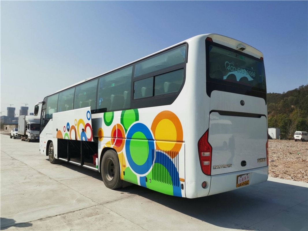 El motor de dirección izquierdo 220kw del WP del chasis del saco hinchable utilizó al pasajero que el autobús usado los asientos de Yutong del autobús 50 para las ventas modela a Zk 6119