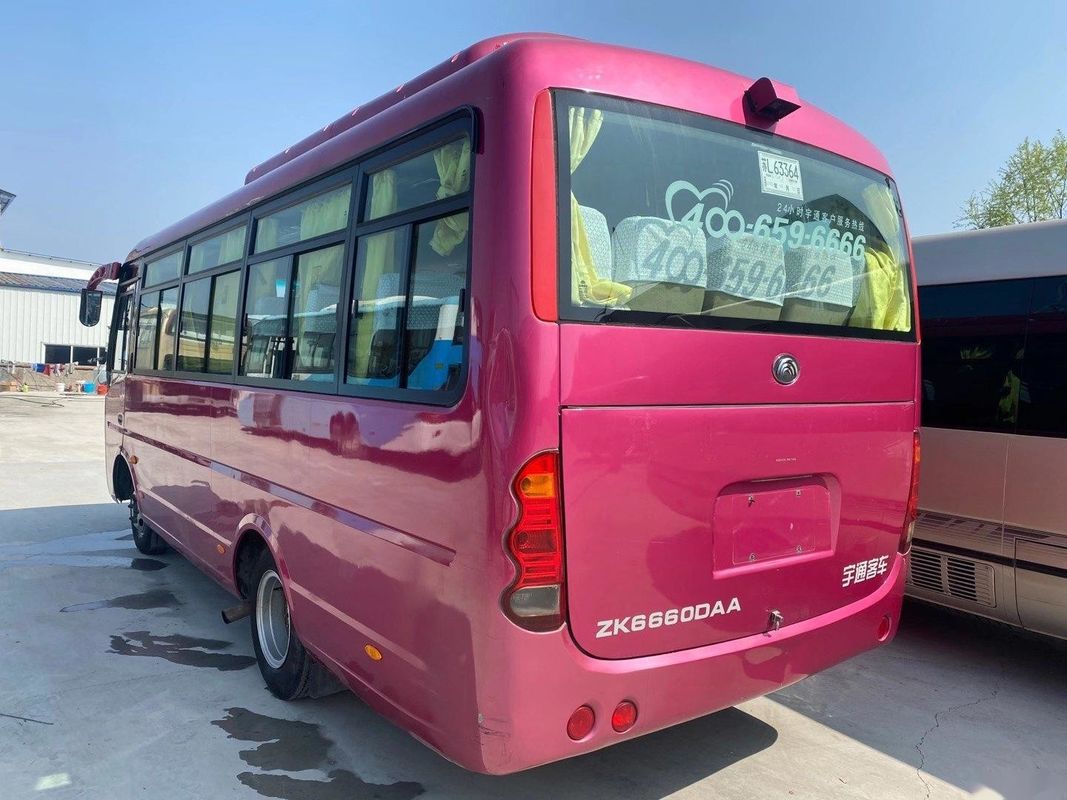 Yutong usado transporta el chasis de acero usado los asientos modelo Front Engine Left Steering del euro IV del autobús del pasajero ZK6660 24
