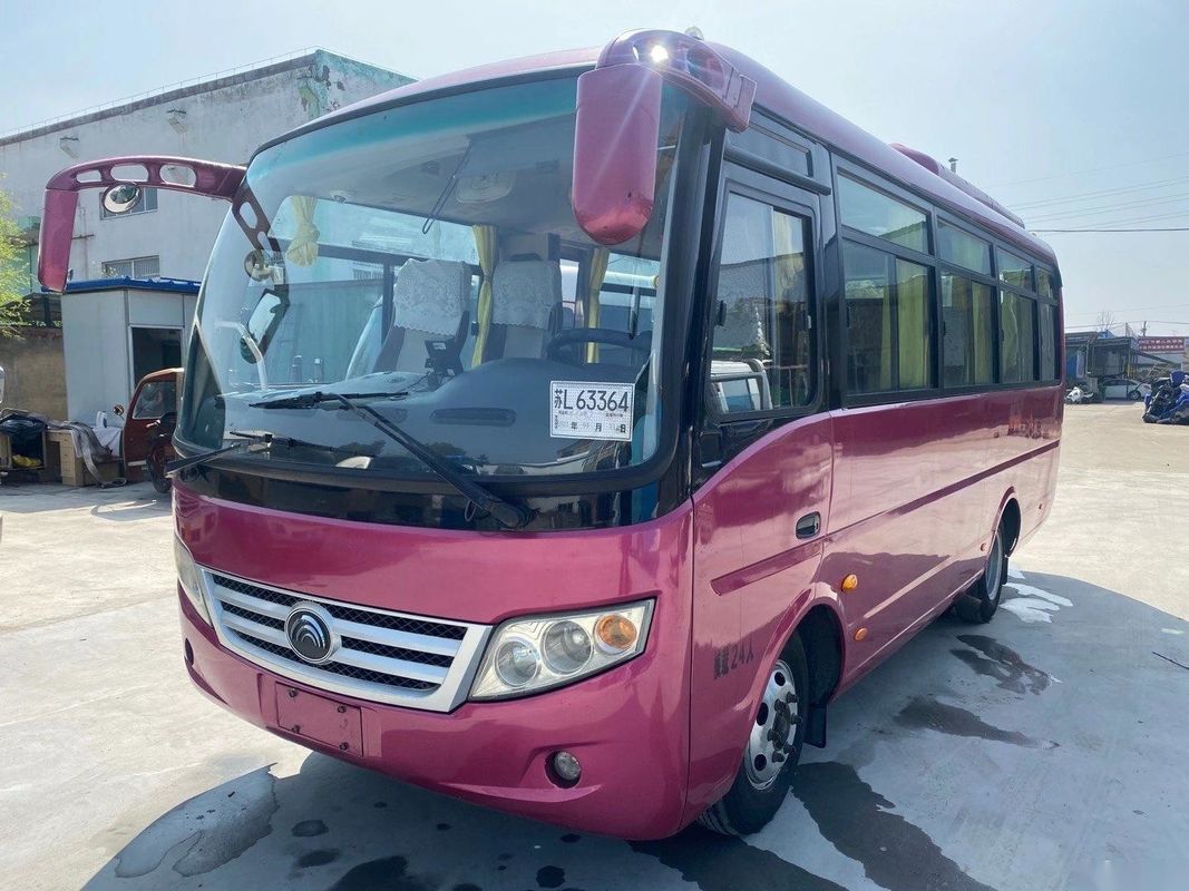 Yutong usado transporta el chasis de acero usado los asientos modelo Front Engine Left Steering del euro IV del autobús del pasajero ZK6660 24