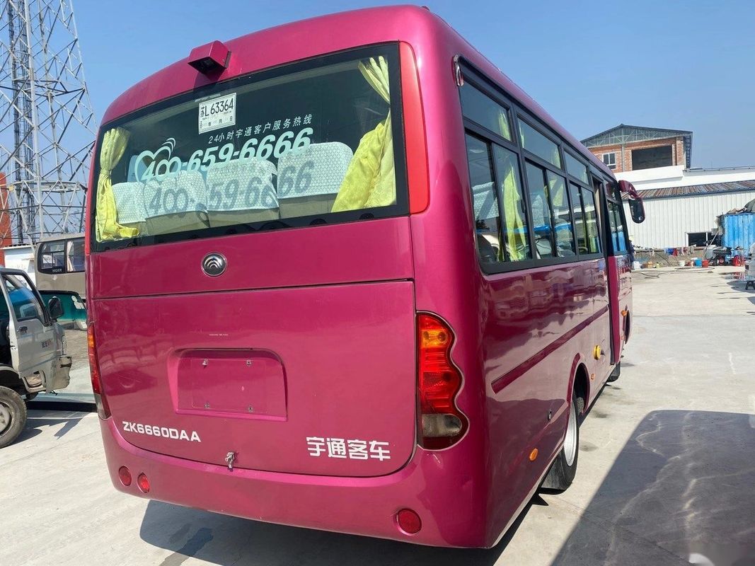 Yutong usado transporta el chasis de acero usado los asientos modelo Front Engine Left Steering del euro IV del autobús del pasajero ZK6660 24