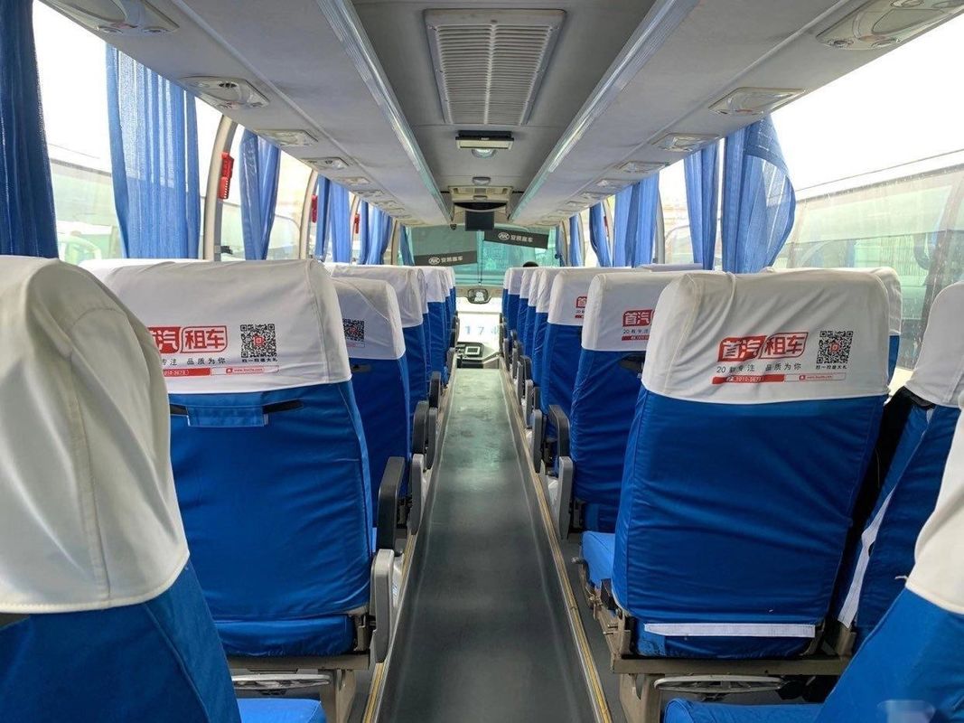 Los asientos usados de Bus Ankai HFF6120 51 del coche utilizaron el embalaje del desnudo del motor 228kw de Yuchai del autobús del pasajero