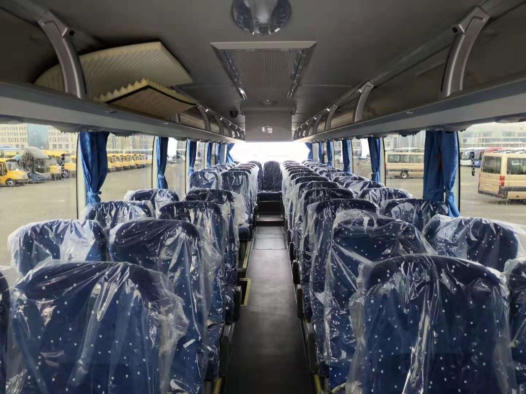 Autobús a estrenar ZK6122H9 de Yutong con el color blanco de 55 asientos en motor posterior de la promoción