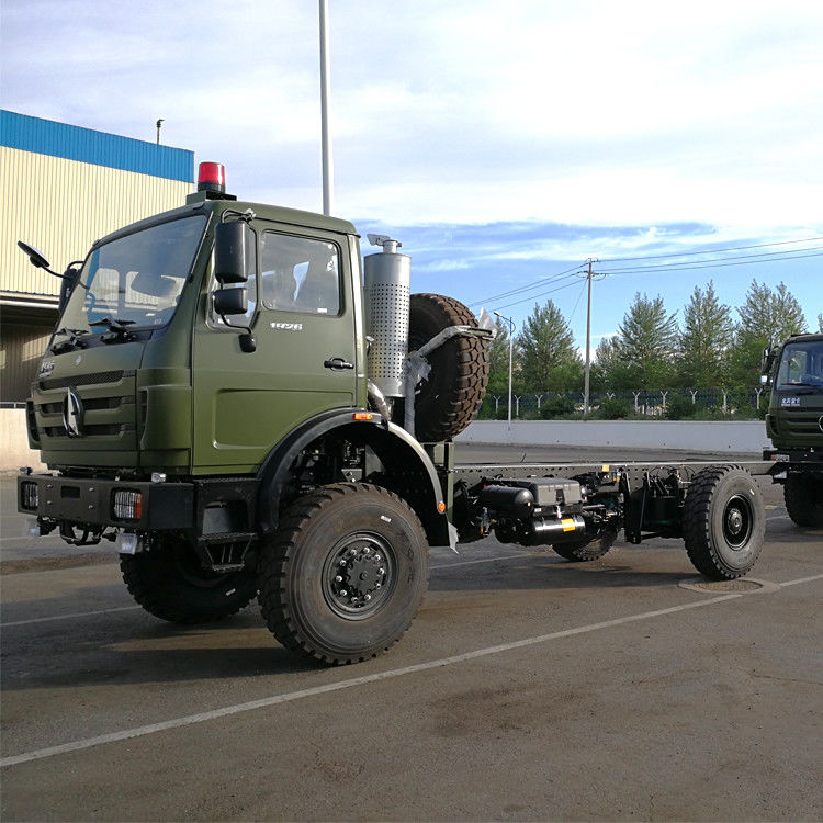 Beiben conduce todo 6 chasis 420HP del camión de Off Road de la rueda para el mún camino