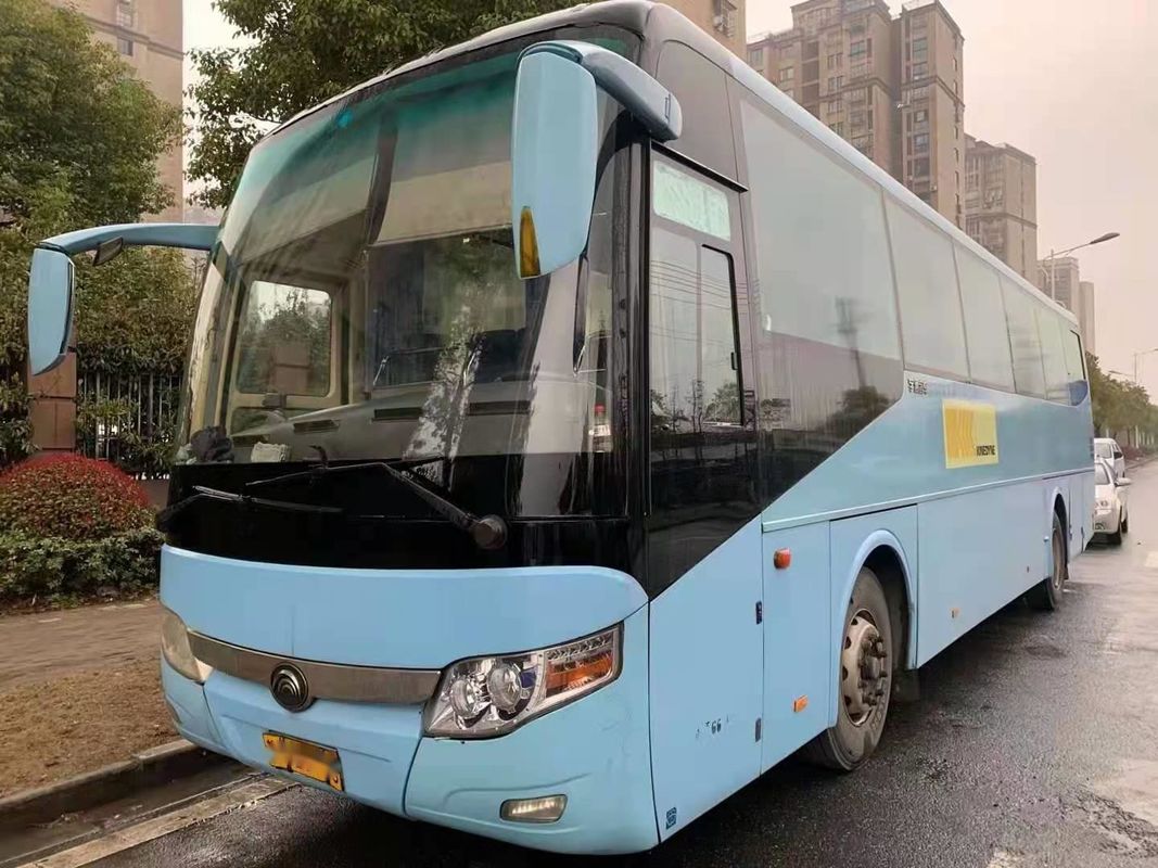 El coche usado Bus Yutong Brand que ZK6117 65 asienta al pasajero usado puerta posterior del motor 120km/H de Yuchai sola transporta la dirección izquierda