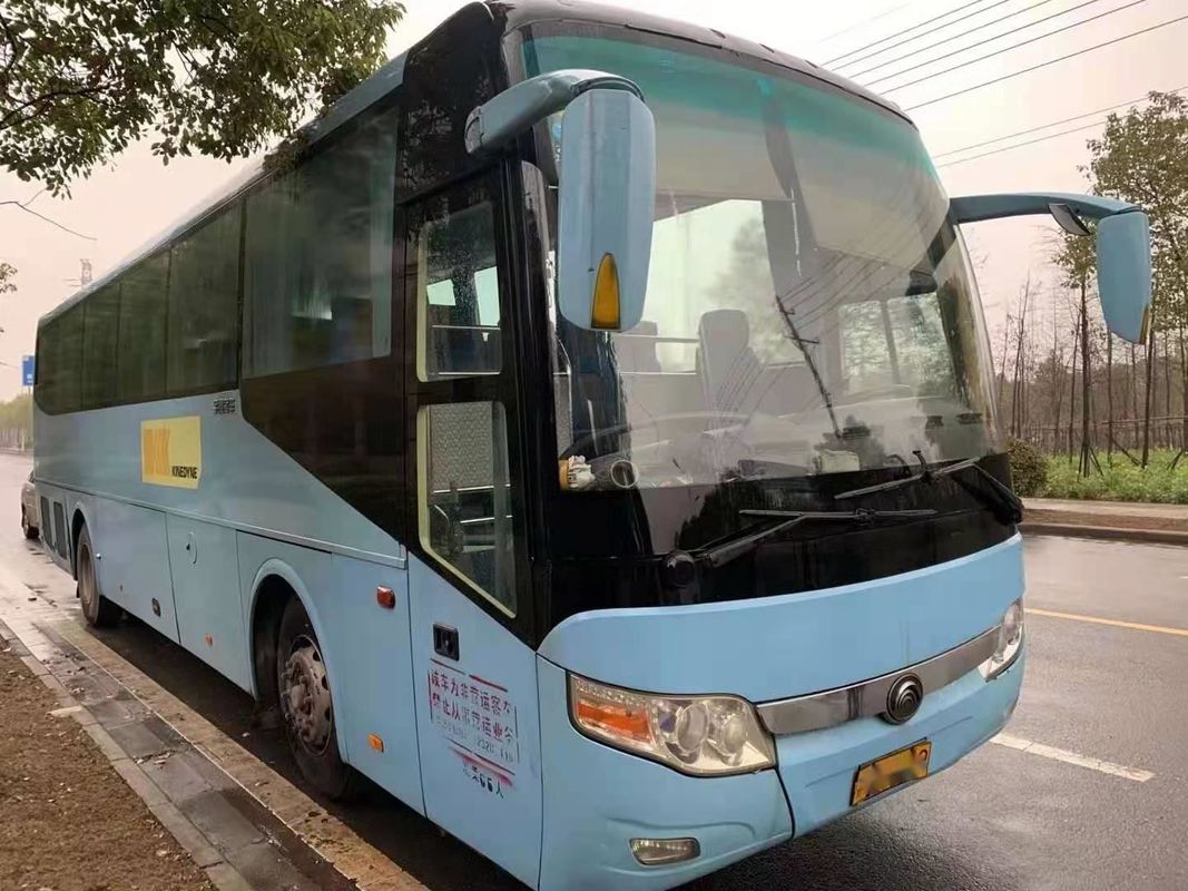 El coche usado Bus Yutong Brand que ZK6117 65 asienta al pasajero usado puerta posterior del motor 120km/H de Yuchai sola transporta la dirección izquierda