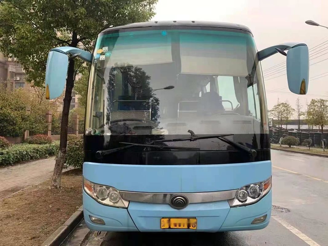 El coche usado Bus Yutong Brand que ZK6117 65 asienta al pasajero usado puerta posterior del motor 120km/H de Yuchai sola transporta la dirección izquierda