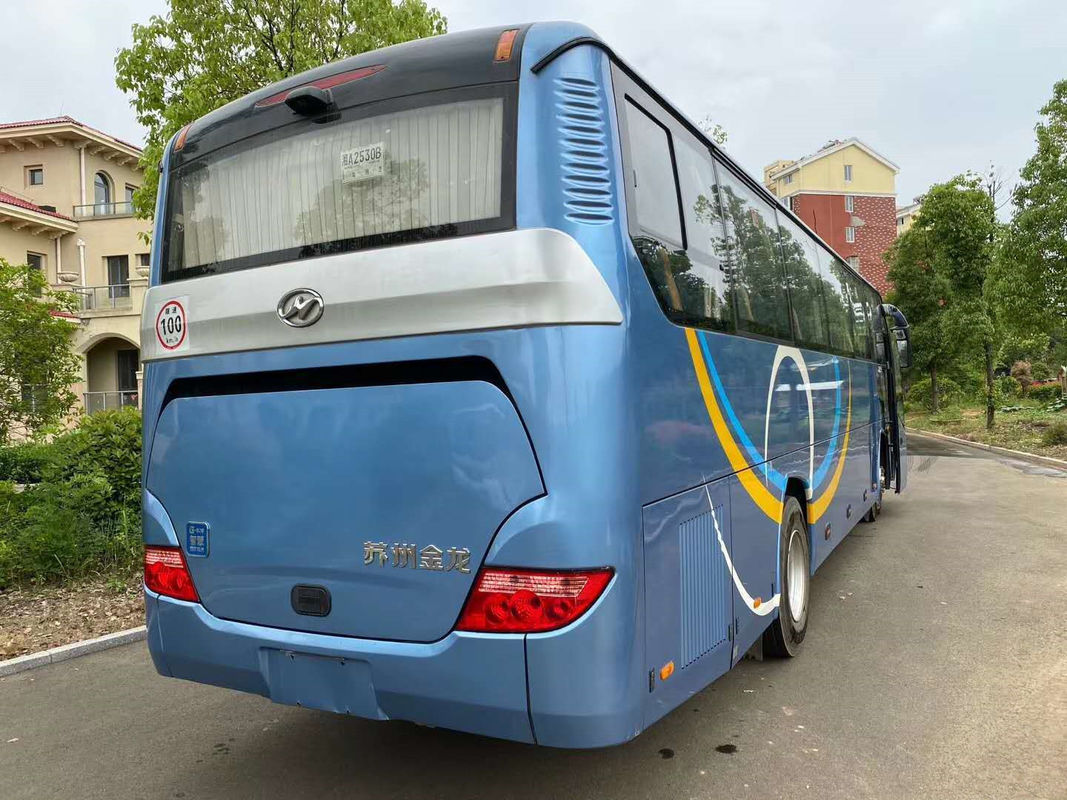 La nueva llegada actual utilizó KLQ6115 un coche más alto Bus 51 asientos que la mitad usada Yuchai del autobús del motor diesel corre bueno
