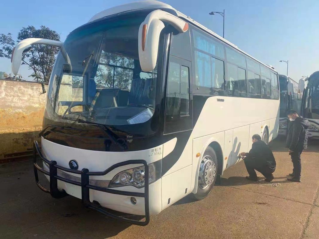 2012 años Yutong usado diesel transportan 51 el color blanco de los asientos Zk6110 con el tope