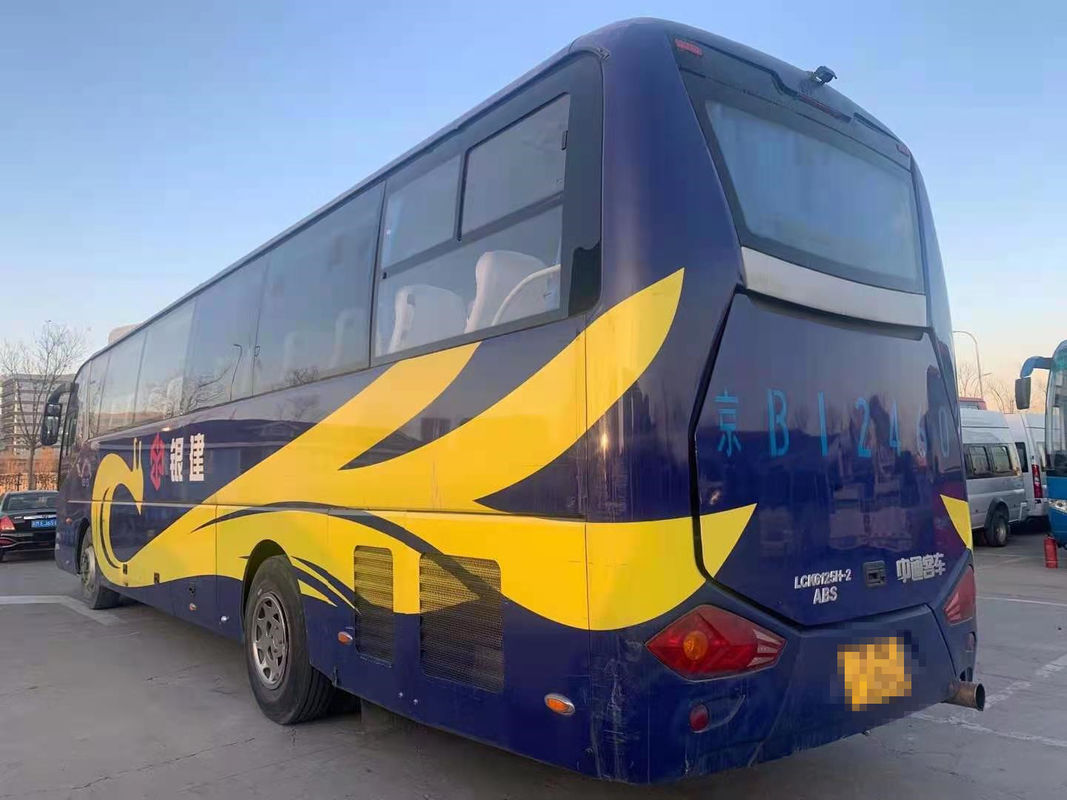 2012 coche usado asientos Bus LCK6125H del año 53 ZHONGTONG con el aire acondicionado para el turismo
