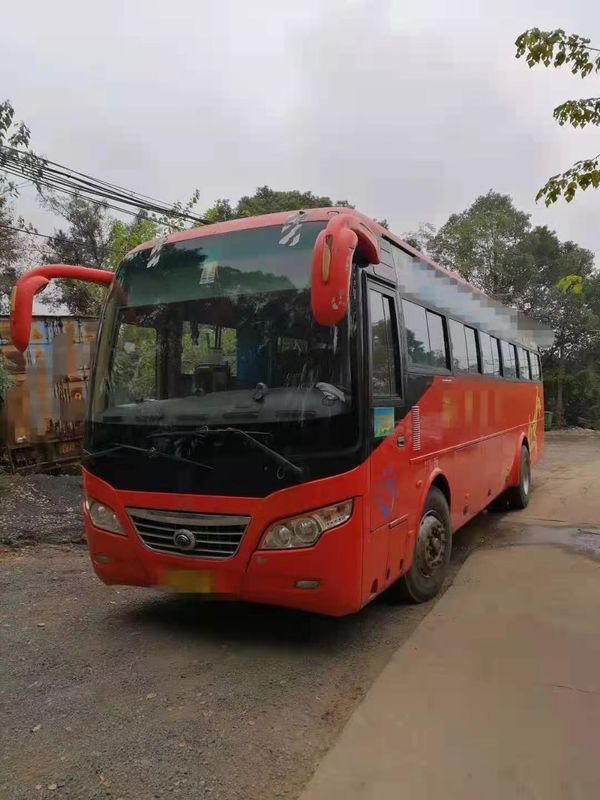 44 coche usado autobús usado asientos Bus de Yutong ZK6102D motores diesel de la dirección LHD del motor del frente de 2014 años