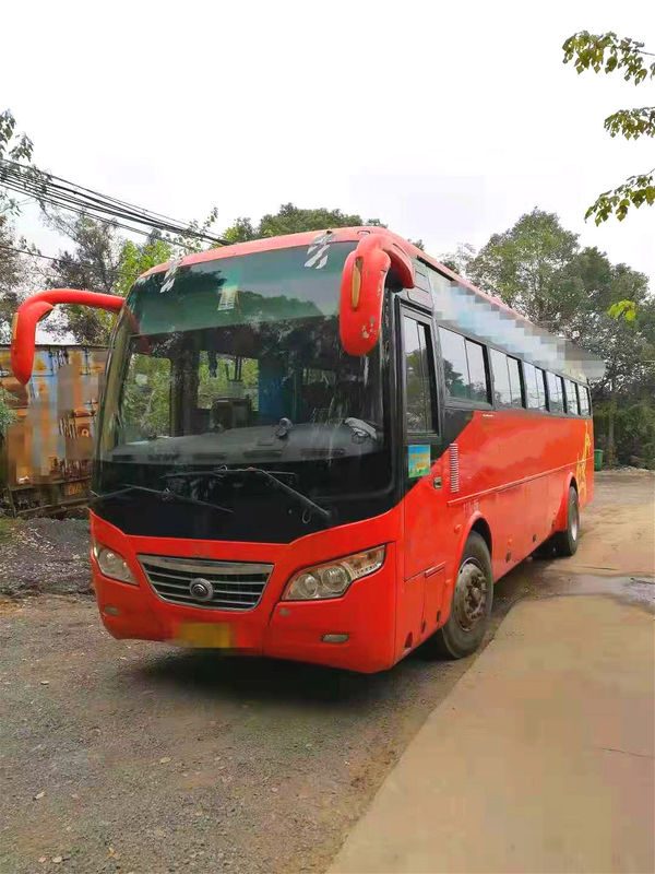 44 coche usado autobús usado asientos Bus de Yutong ZK6102D motores diesel de la dirección LHD del motor del frente de 2014 años