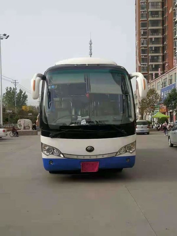 39 coche usado autobús usado asientos Bus de Yutong ZK6908 2010 años que dirigen los motores diesel de LHD