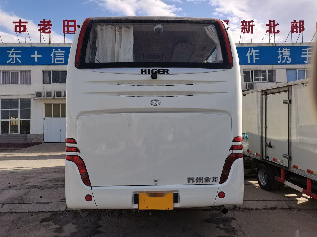 Los asientos usados del bus turístico KLQ6856 37 salieron del autobús más alto usado III de acero de dirección del euro del chasis
