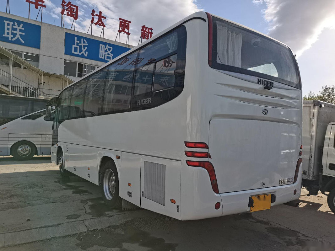 Los asientos usados del bus turístico KLQ6856 37 salieron del autobús más alto usado III de acero de dirección del euro del chasis