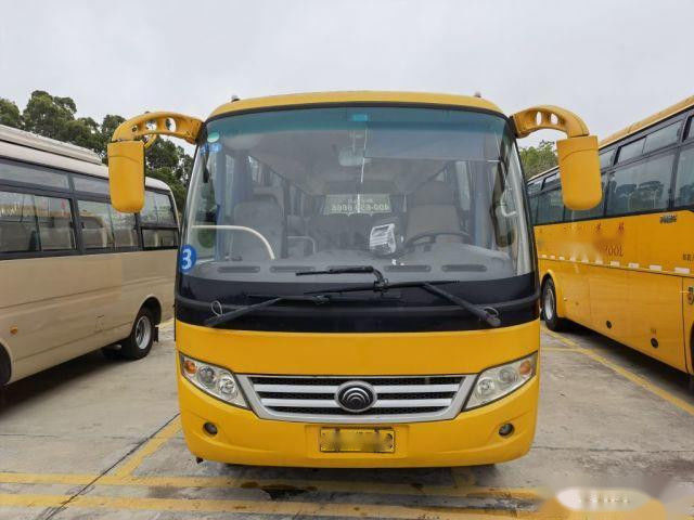 Dirección izquierda usada de Front Engine Euro III de acero del chasis del bus turístico de los asientos del autobús 29 de Yutong