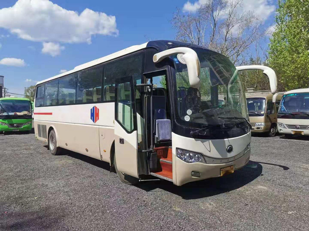 El bus turístico usado Yutong ZK6999 45 asienta chasis posteriores del saco hinchable del autobús LHD del pasajero del motor 177kw