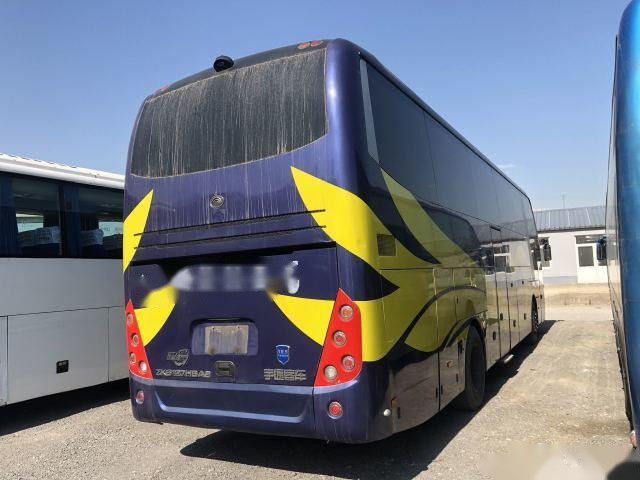 Izquierda posterior de cristal doble usada del motor de 50 asientos del autobús ZK6127 de Yutong que dirige puertas dobles
