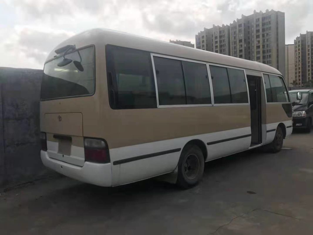 2010 el autobús usado del práctico de costa del año 23 asientos, LHD utilizó a Mini Bus Toyota Coaster Bus con el motor diesel, dirección izquierda