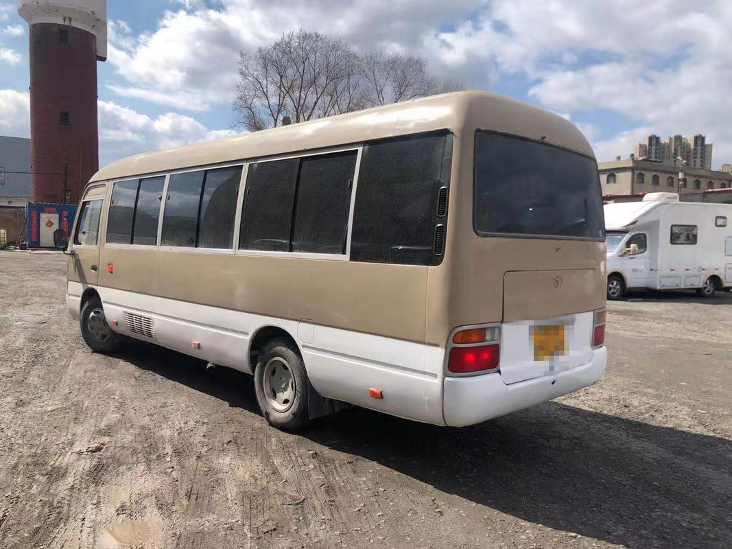 2010 el autobús usado del práctico de costa del año 23 asientos, LHD utilizó a Mini Bus Toyota Coaster Bus con el motor diesel, dirección izquierda
