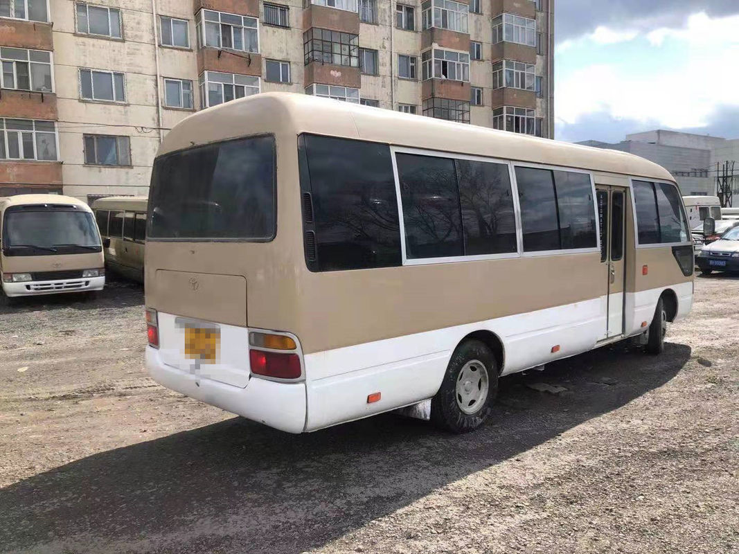 2010 el autobús usado del práctico de costa del año 23 asientos, LHD utilizó a Mini Bus Toyota Coaster Bus con el motor diesel, dirección izquierda
