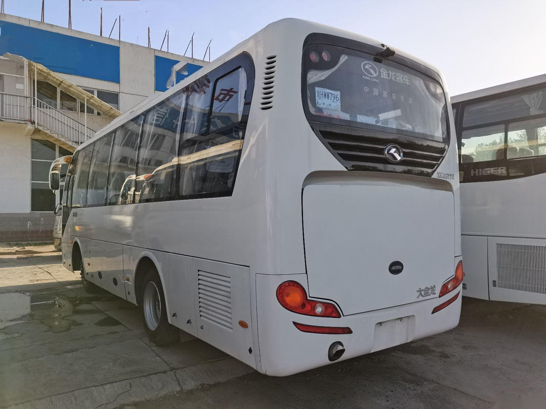 El motor posterior usado 132kw de Cummins de los asientos de Bus XMQ6771 30 del coche salió del autobús usado de dirección de Kinglong