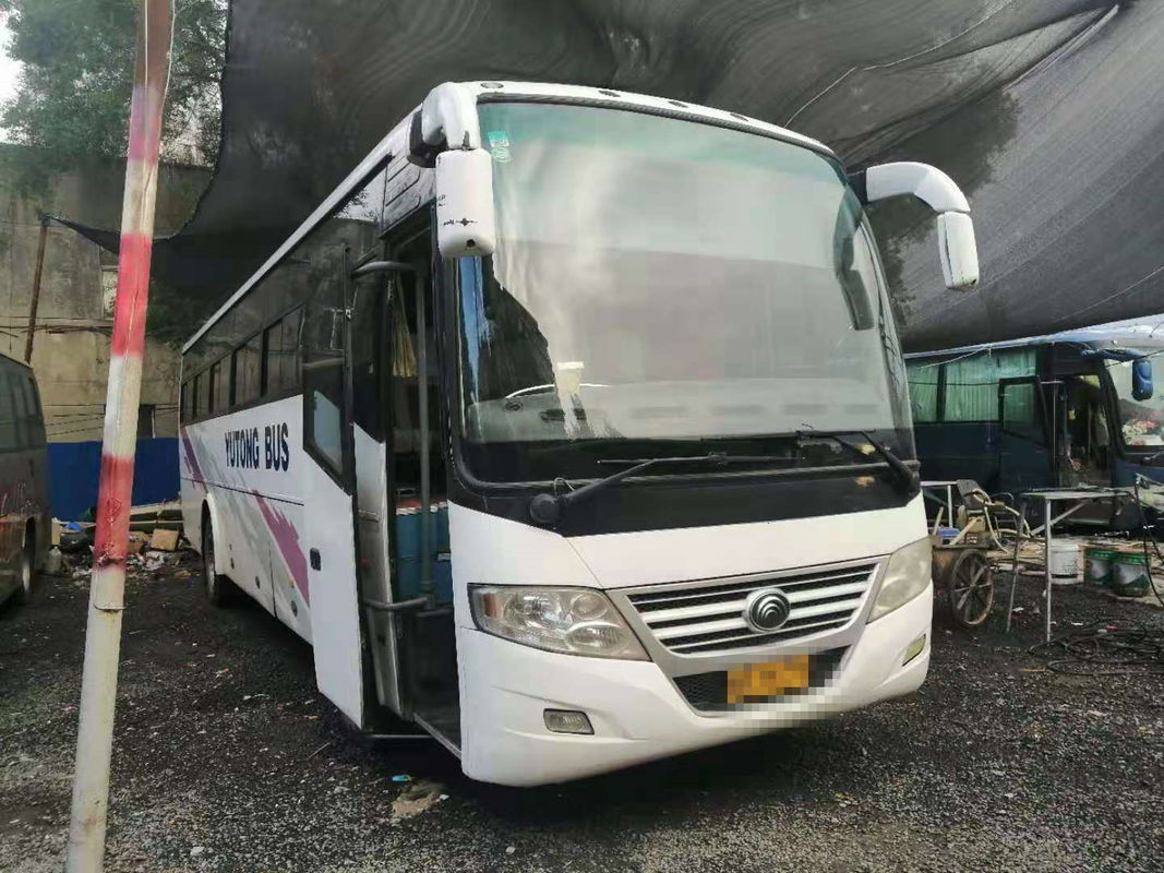 54 asientos 2010 años utilizaron al conductor diesel Steering No Accident del autobús ZK6112D Front Engine LHD de Yutong