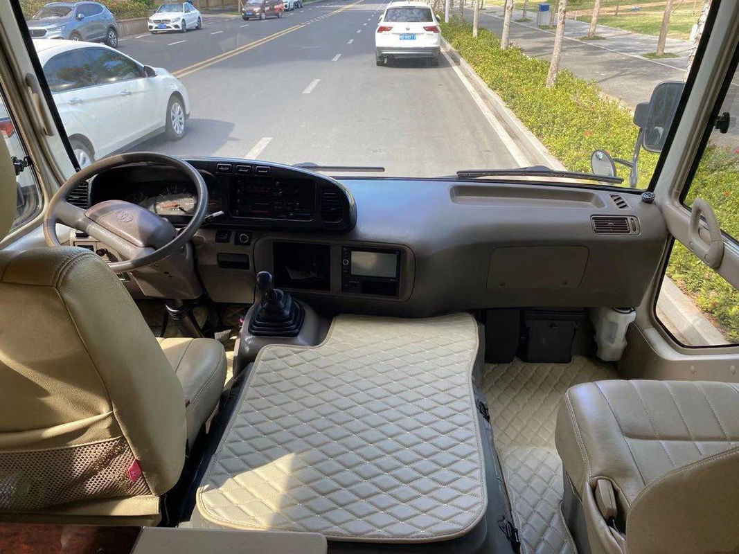 Asientos bajos usados del VIP del kilómetro del motor diesel del euro III de los asientos del autobús 23 del práctico de costa de Toyota